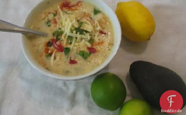 Dicke und leckere Hühner-Tortilla / Enchilada-Suppe