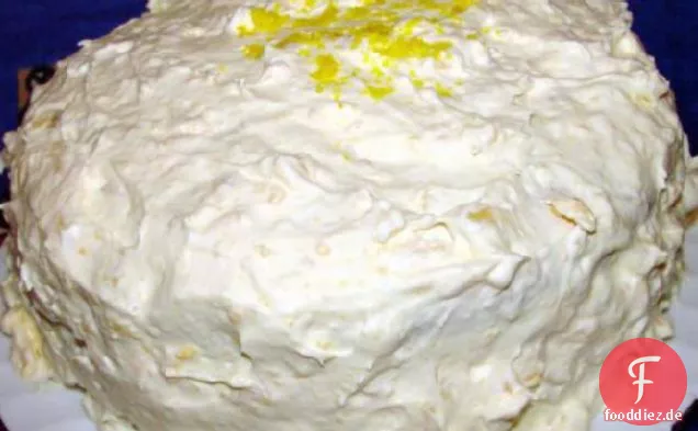 Mandarine Orange Kuchen mit Zuckerguss