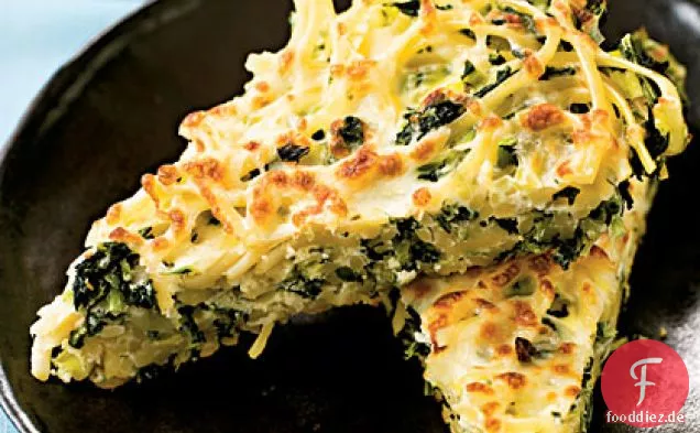 Linguine Frittata Mit Gemüse