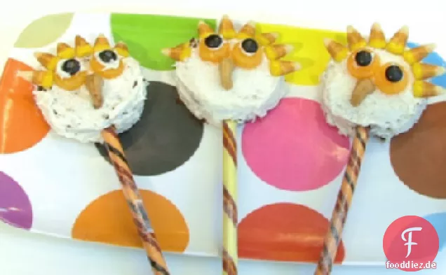 Eule Brownie Pops