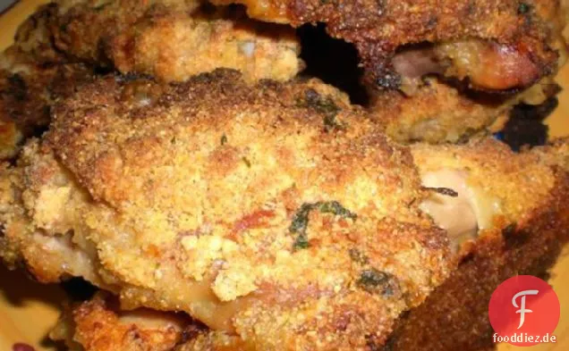 Ofen gebratener Mais Muffin Huhn