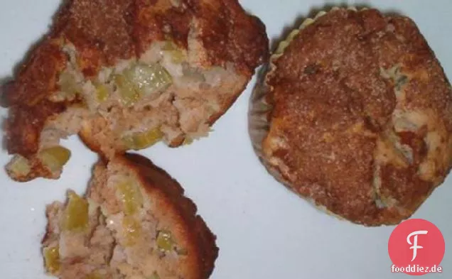 Gesunde Rhabarber-Zimt-Muffins