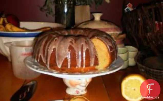 Altmodischer Zitronen-Pfund-Kuchen