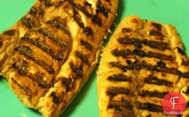 Super Sommer gegrillter Blaufisch