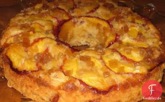 Frischer Nektarine-Ingwer-Kuchen