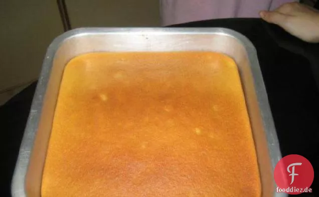 Orange Schwamm-Kuchen -