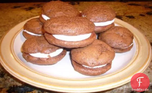 Whoopie Pies mit 7 Minuten Zuckerguss