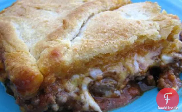 Crescent-Spitze-Auflauf