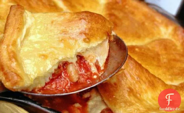 Toskanische italienische Wurst Pot Pie