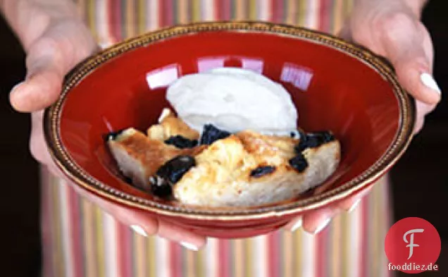 Croissant und Armagnac Brotpudding Rezept