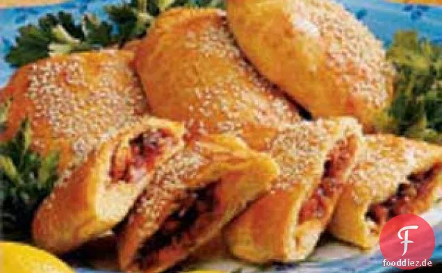 Schnelle Brötchen-Beef