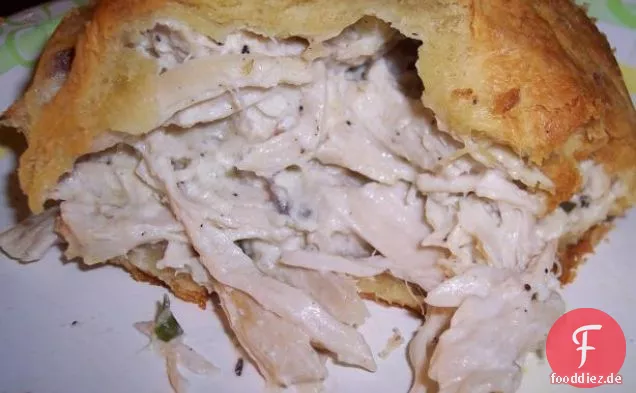 Huhn Frischkäse Puffs
