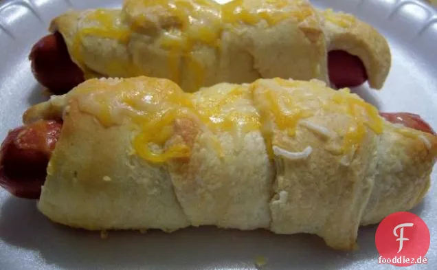 Crescent Wrapped Hot Dogs