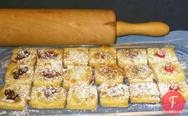 Käse Dänische Kuchenkruste Quadrate