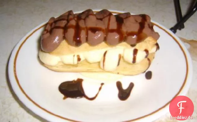 Zuckerfreie Schokolade Eclairs