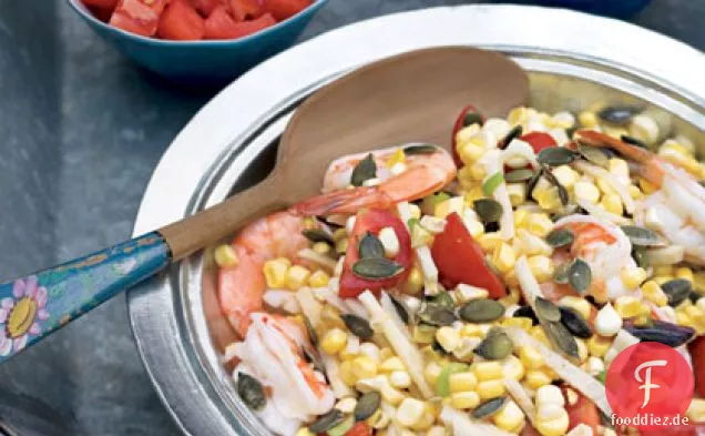 Garnelen-Mais-Salat
