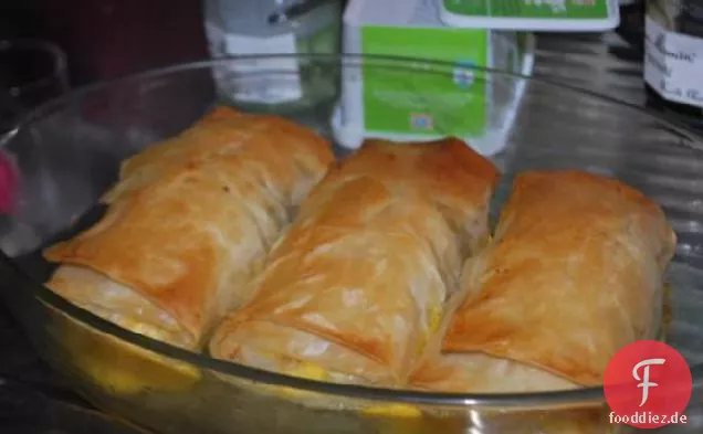 Griechisches Phyllo-verpacktes Huhn