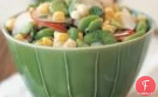 Fava Bohnen & Mais-Salat Mit Frischer Minze