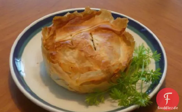 Kreatopita (Griechische Fleischpastete mit Phyllo-Gebäck)