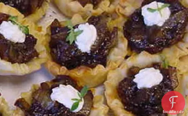 Balsamico-Zwiebel-Törtchen