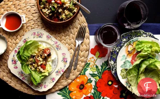 Blt-Mais-Salat Wraps