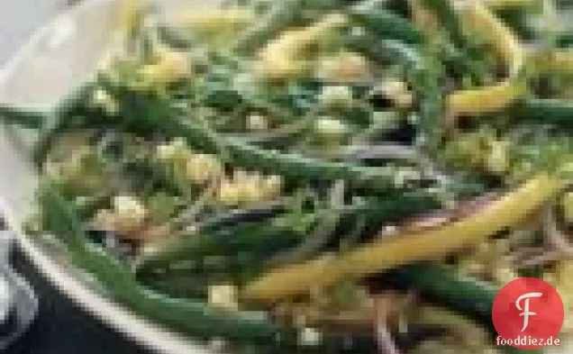 Sommerbohnen- und Maissalat