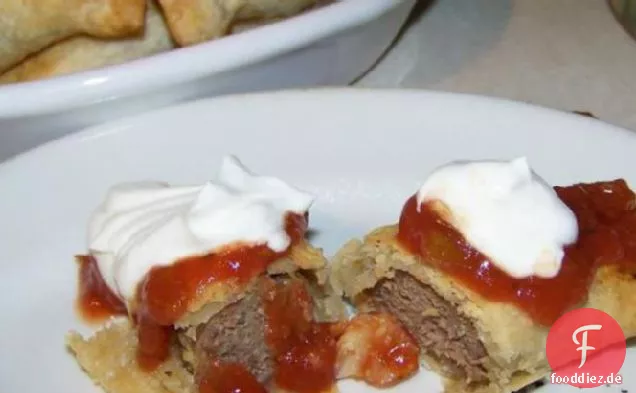 Kleine Fleischbrötchen