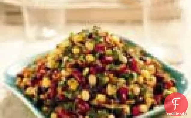 Drei-Bohnen-Mais-Salat mit Apfelwein-Vinaigrette