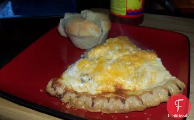 Cheddar käsige Fleischpastete