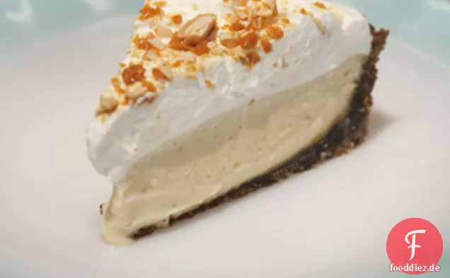 Butterscotch Cream Pie mit Gingersnap Kruste