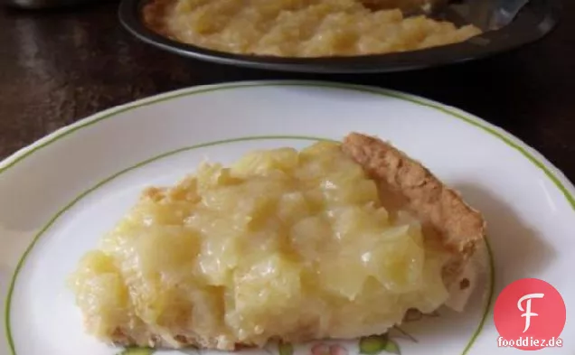 Ananaskuchen mit Shortbread Pie Kruste