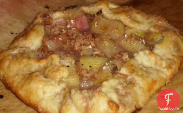 Individuelle Rhabarberkuchen