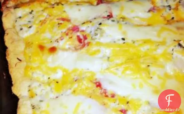 Frischer Tomatenkuchen