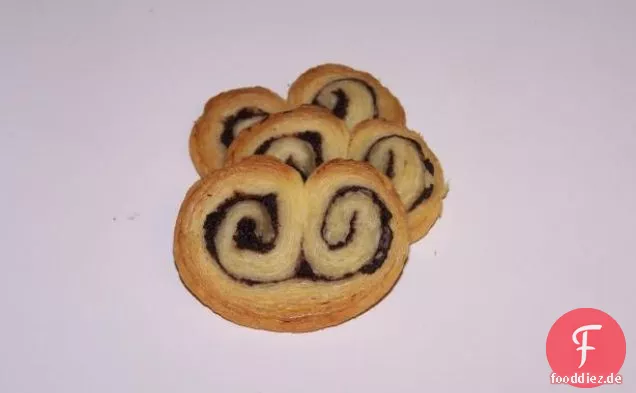 Tapenade gefüllte Palmiers