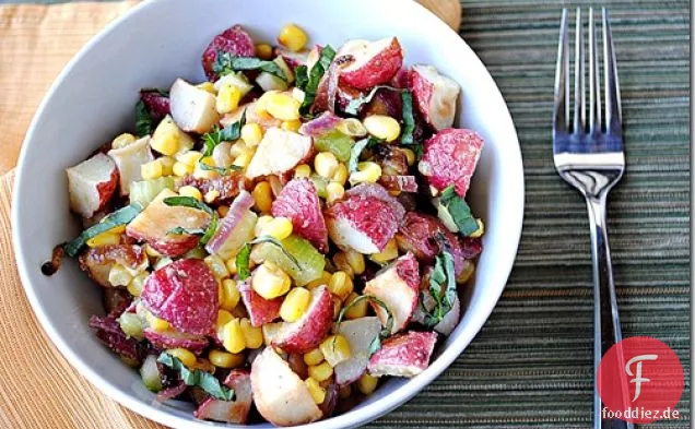 Gerösteter Kartoffel-Mais-Salat