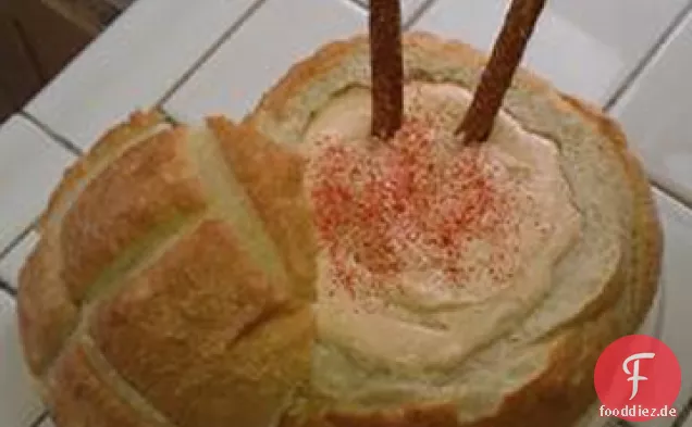 Bier Käse Brezel Dip