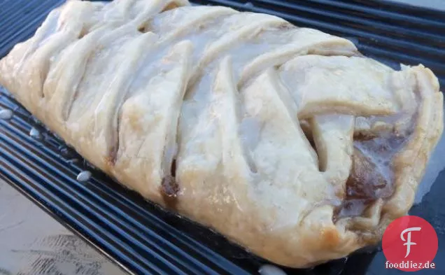 Rhabarbertarte mit Orangenglasur
