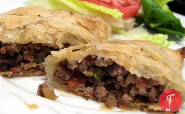 Schinken-Käse-Strudel Vorspeise ( Paula Deen)