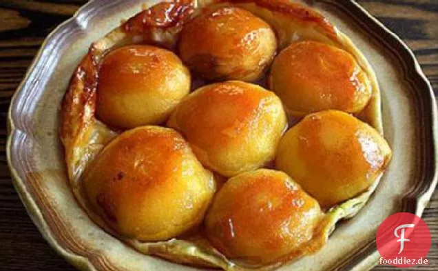 Karamellisierter Pfirsich Tatin