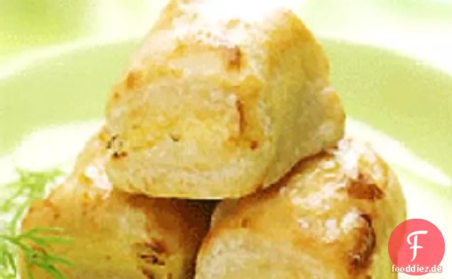 Herzhafte Kartoffelröllchen (A / K / A Kartoffel knetet den einfachen Weg)