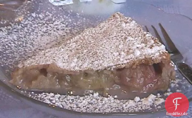 Tarten Riwbob (Rhabarbertarte) Walisisch