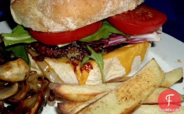 Gegrillte Jalapeno Buffalo Burger