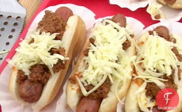 Chili-Käse-Hunde