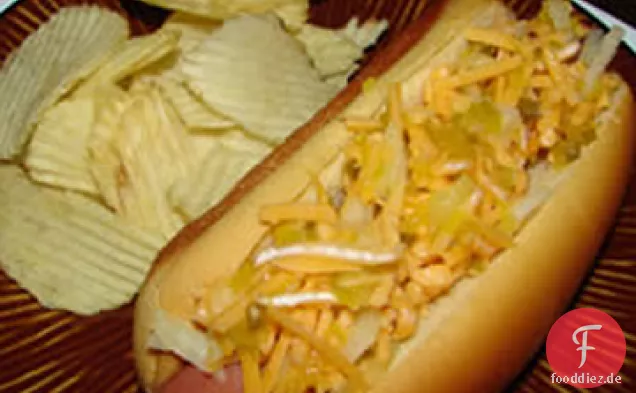 Hot Dogs mit den Werken