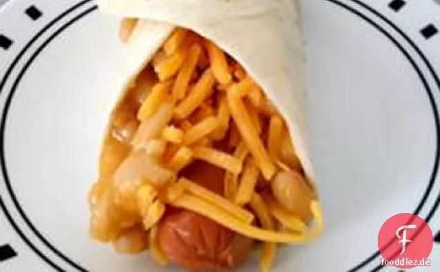 Beanie Weenie Quesadilla Rollen