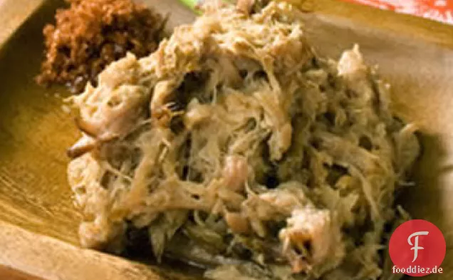 Kalua Schwein in einem Slow Cooker