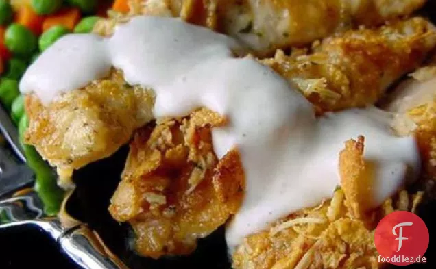 Paniertes Ranch- oder Ranchero-Huhn