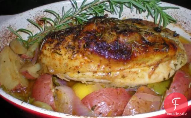 Parmesan-Mandel-Huhn