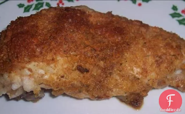 Golden gebackenes Huhn