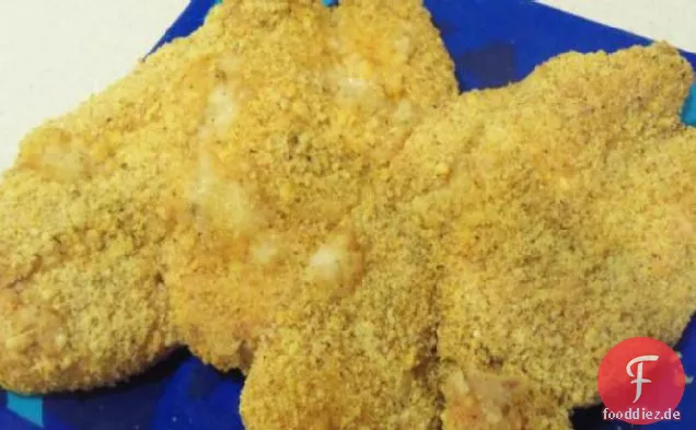 Knuspriges gebackenes Huhn